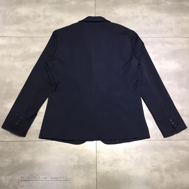Armani男裝 19春夏新款西裝 阿瑪尼藏青色男外套  tzy1611